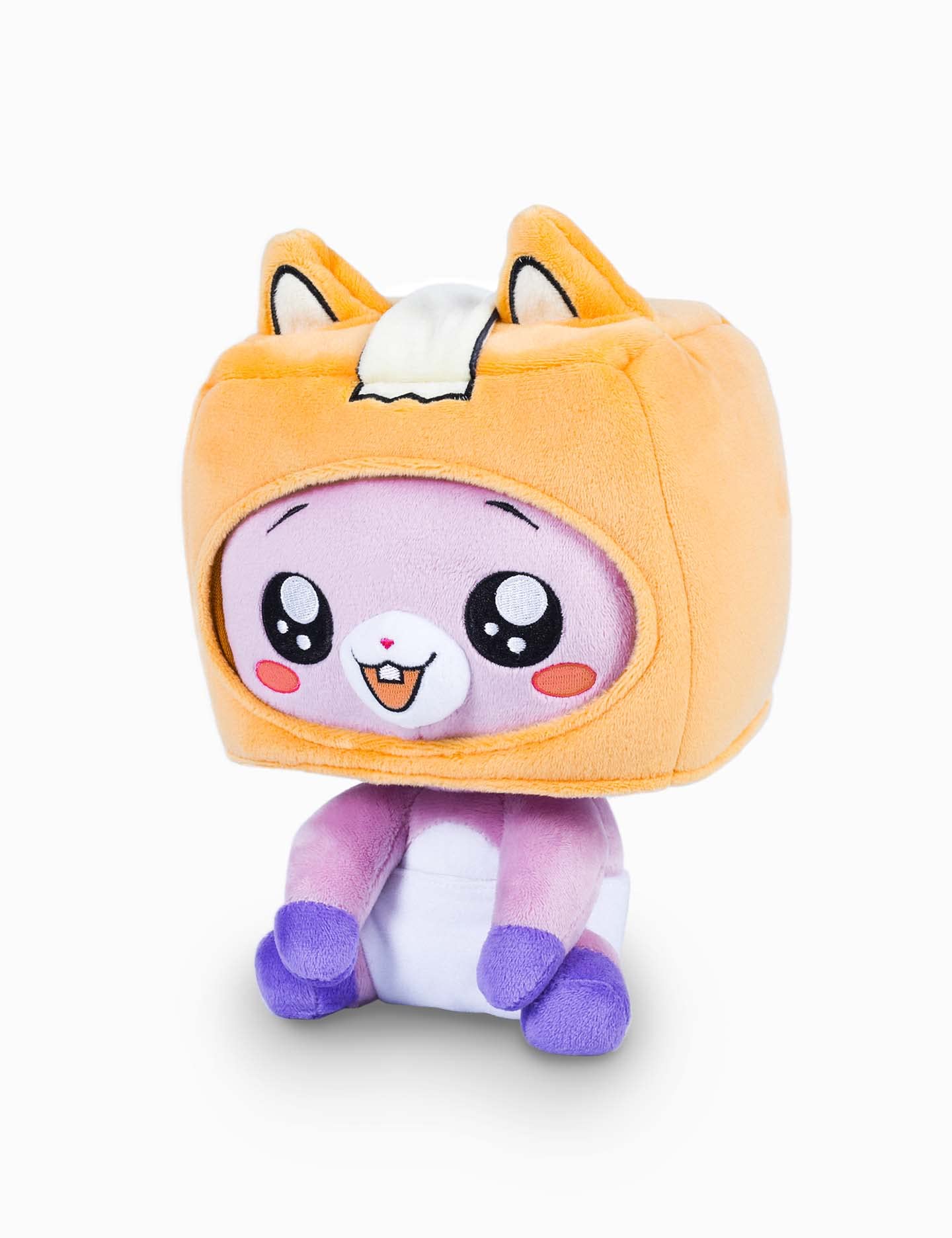 LankyBox small Foxy plush; ideal portable companion for kids.