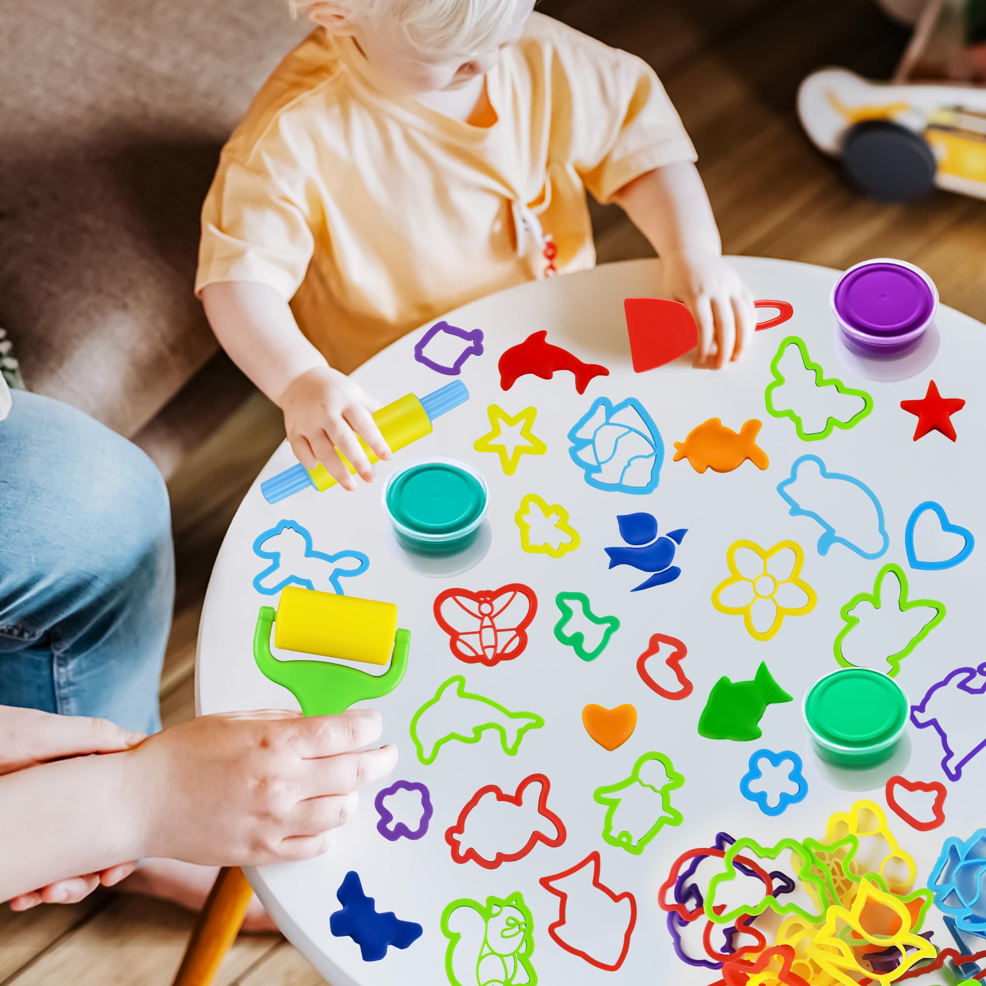 LanMa dough cutters enable hands-on learning and collaborative play.