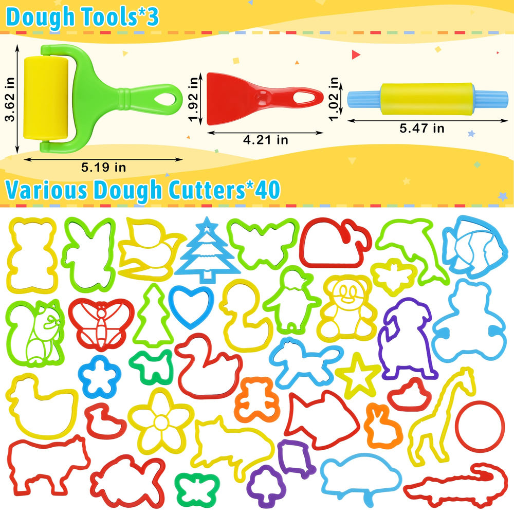 LanMa dough tools tree shape cutters inspire creative designs for kids.