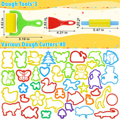 LanMa dough tools tree shape cutters inspire creative designs for kids.