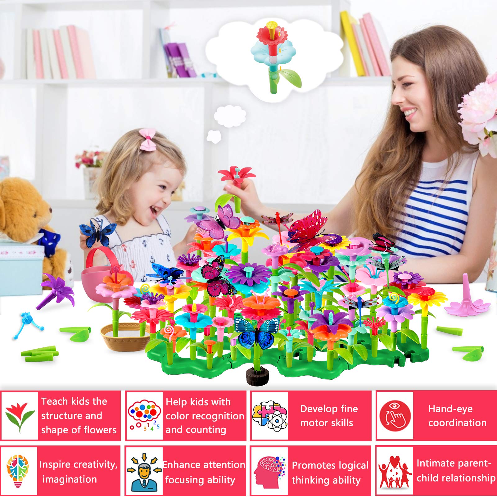 Bright LANNEY pieces in a colorful palette for engaging play