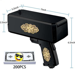 Lanxitown Money Gun with gold floral detail adds festive flair to celebrations.