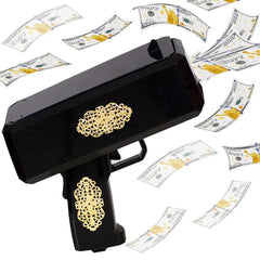 Lanxitown Money Gun top view highlights compact design for easy event use.