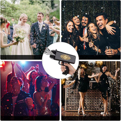 Lanxitown Money Gun at a wedding setup adds playful ambiance.