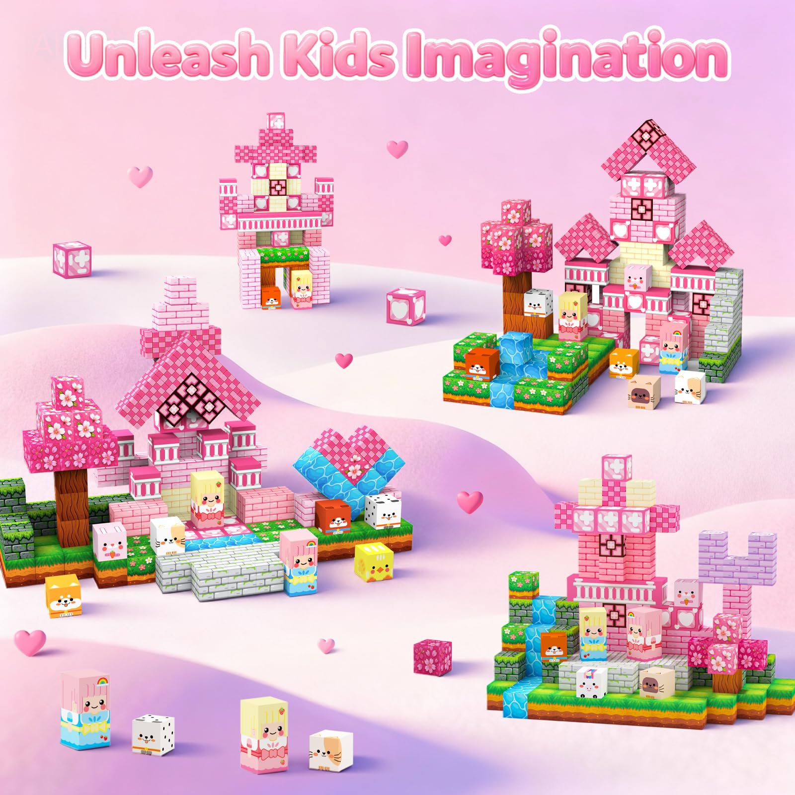 Laoren castle roofs and lawns pieces inspire magical pretend architecture