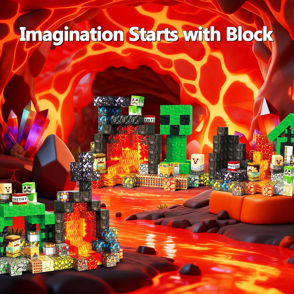 Laoren magnetic building blocks colorful cubes closeup highlights tactile learning and color recognition.