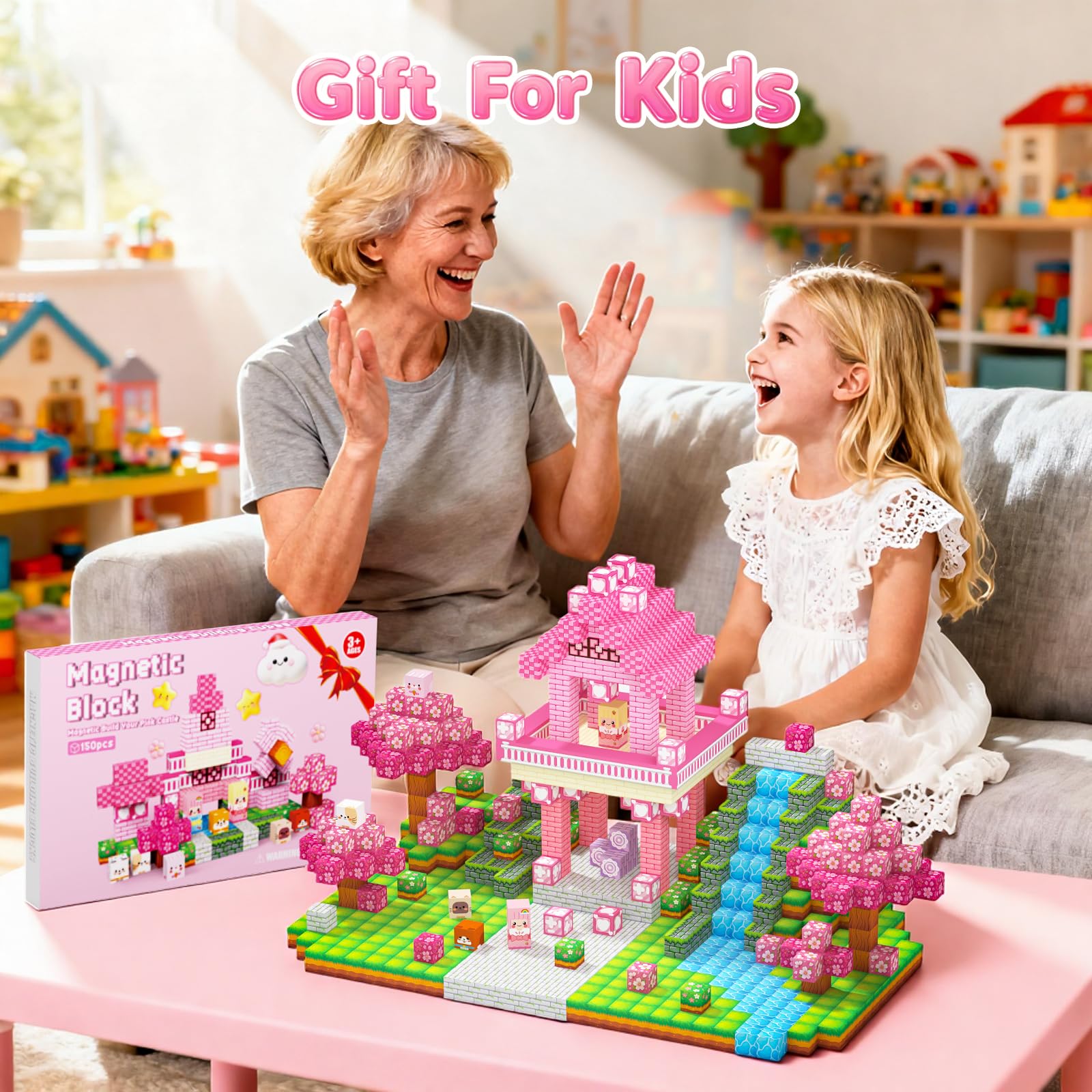 Laoren storage box keeps the castle set neatly organized after play