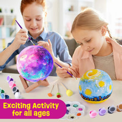 LAOESE 12 paint pots provide vibrant colors for lunar art