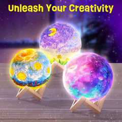 LAOESE Kids art crafts night light kit inspires creative play
