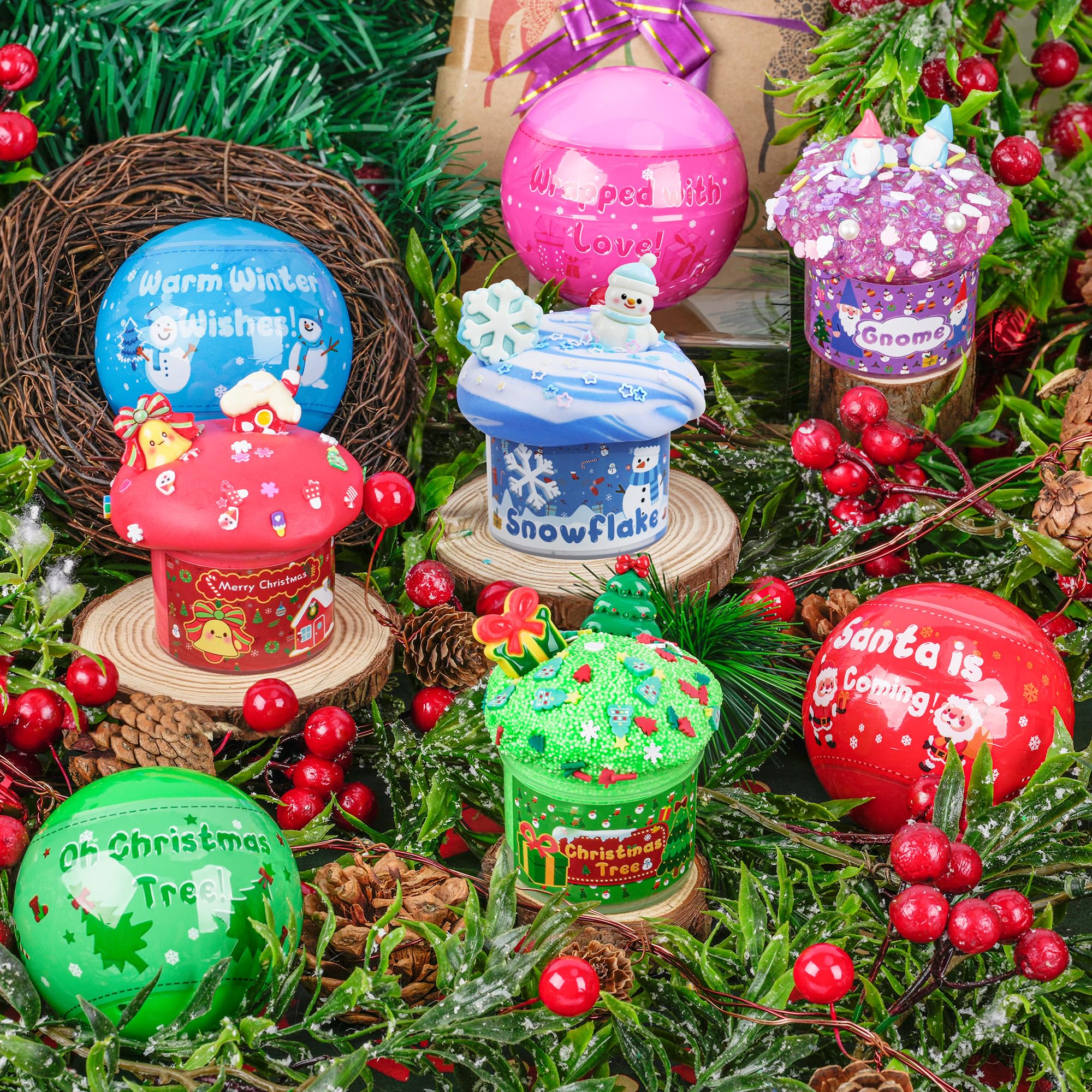 LAWOHO kids Christmas gift slime favors ideal for classroom treasures