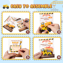 Laoyebaohao valentines cards with crane, great for kids' gift exchanges.
