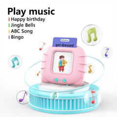 Lapare Audible Flash Cards for Toddlers featuring useful phrases to expand dialogue.