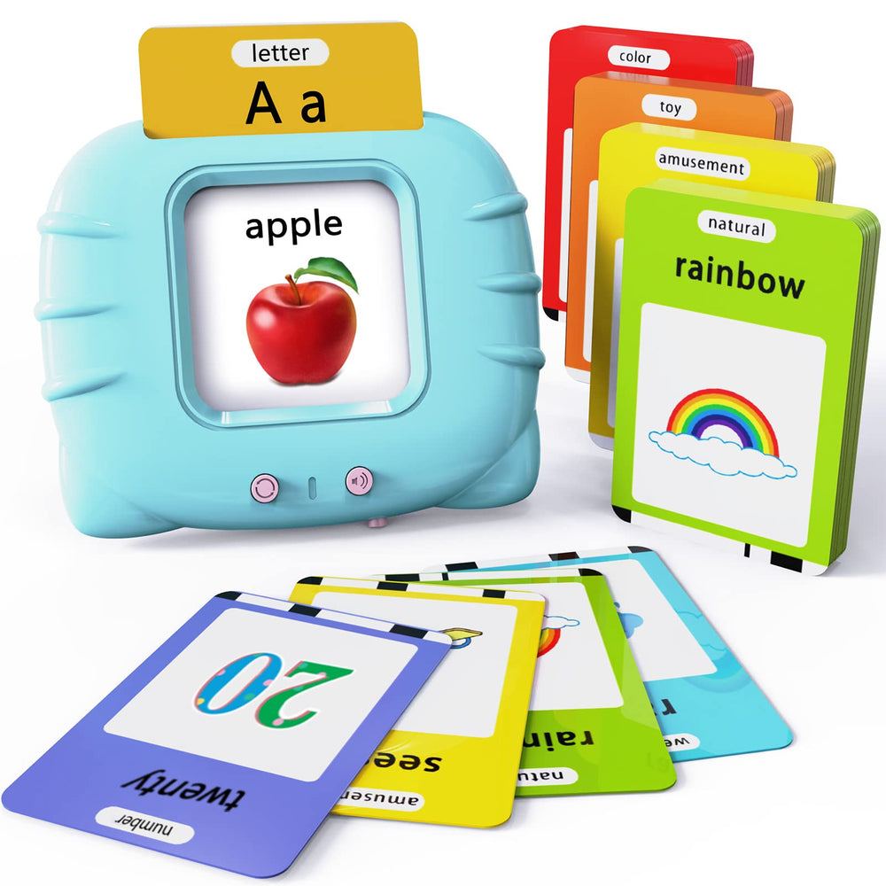 Lapare Audible reader unit demonstrates card pronunciation for early language learning
