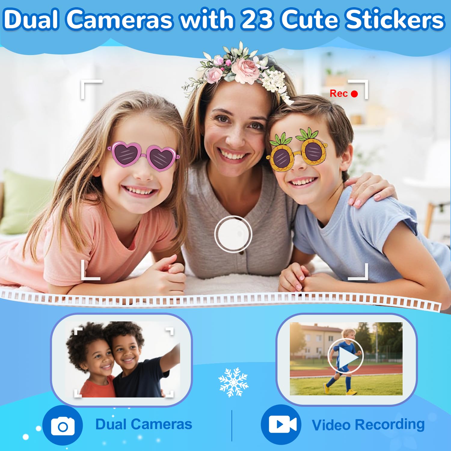 Lapare Kids Phone 32GB SD card provides ample memory for media
