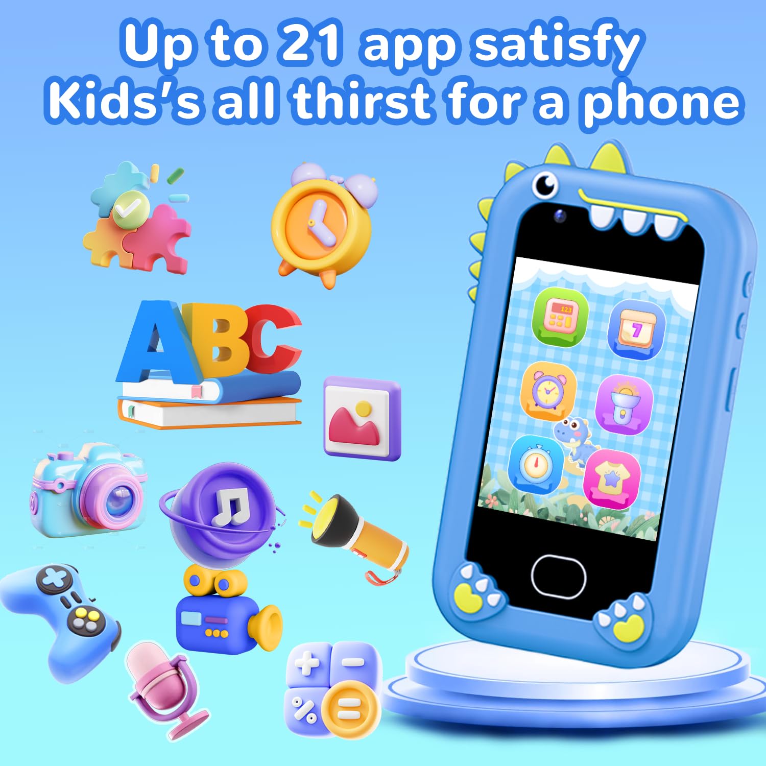Lapare Kids Phone stickers personalize photos and spark creativity