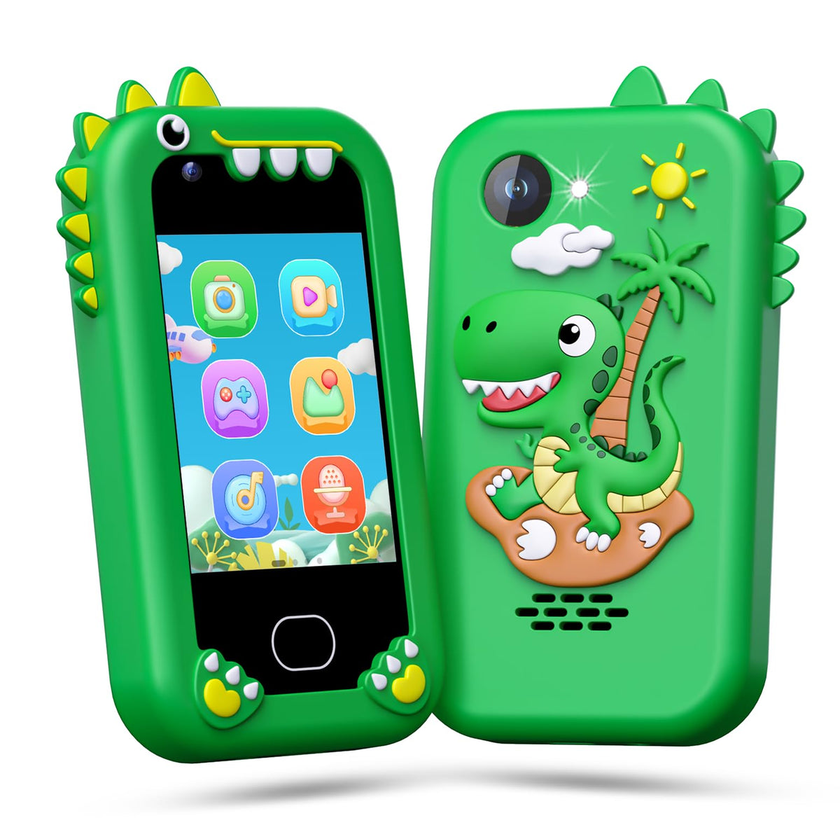 Lapare Kids Smart Phone front view, compact and kid-friendly.