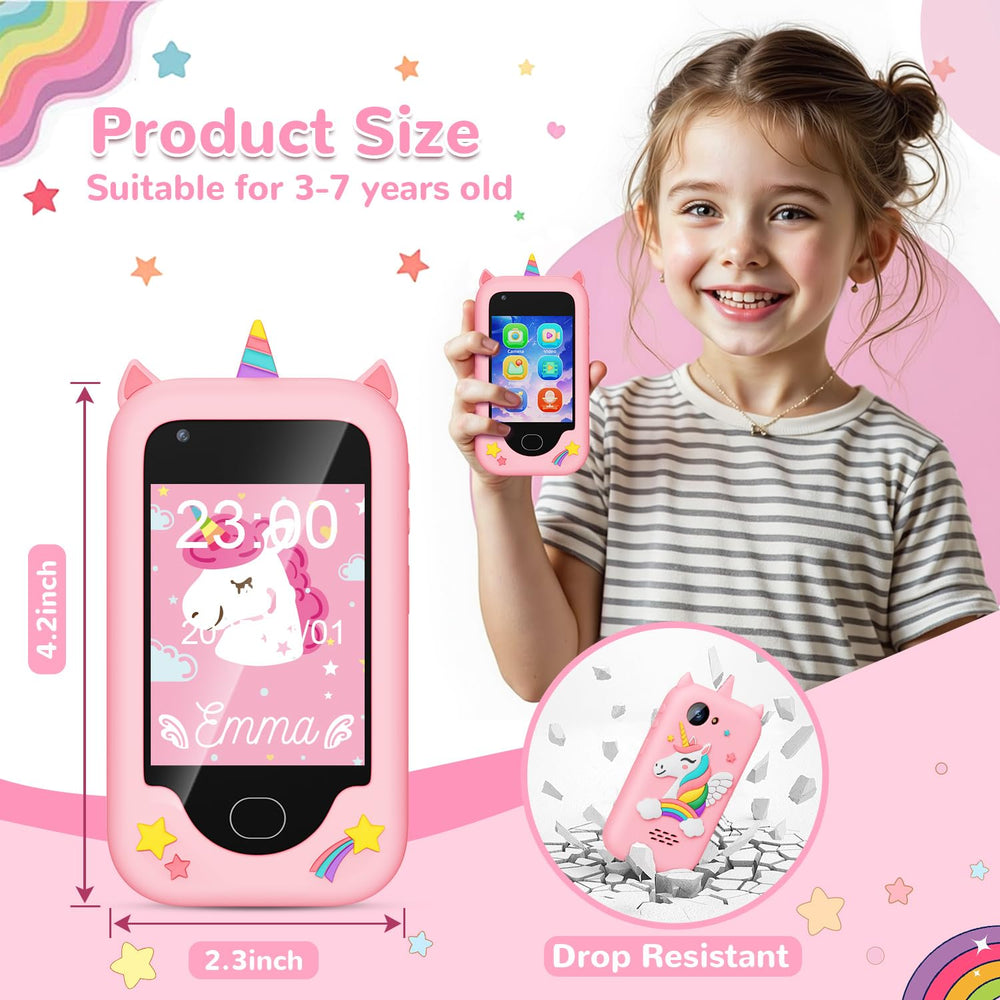 Lapare Kids Smart Phone with 32GB SD card for expanded memory