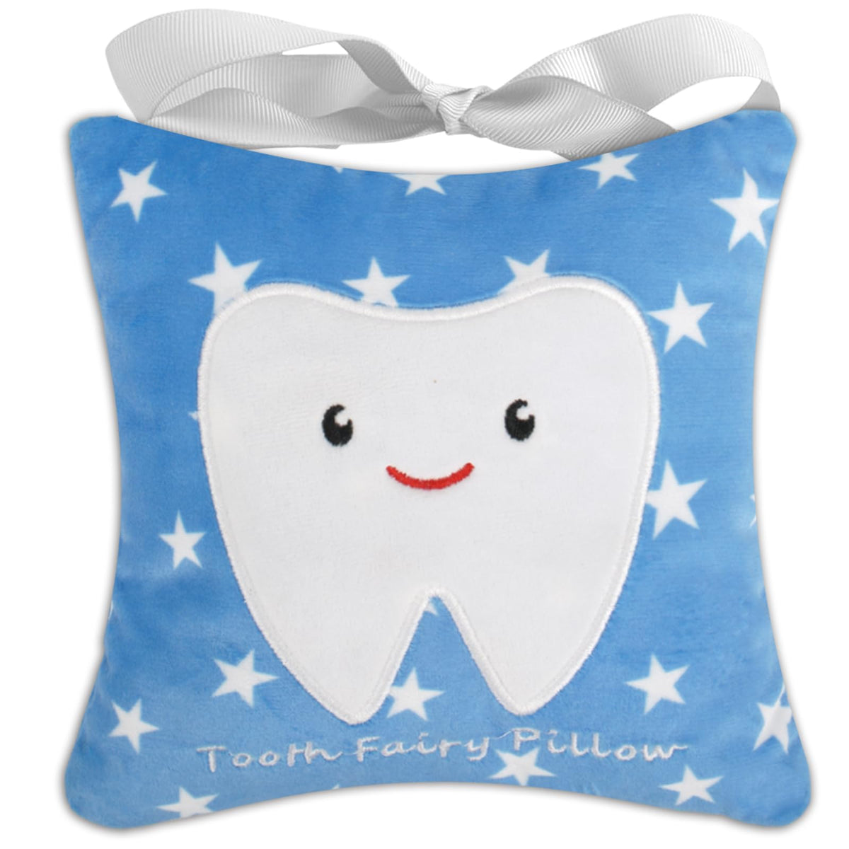 LAPEQQIOJEJ Tooth Fairy Pillow with pocket securely holds tooth and coin