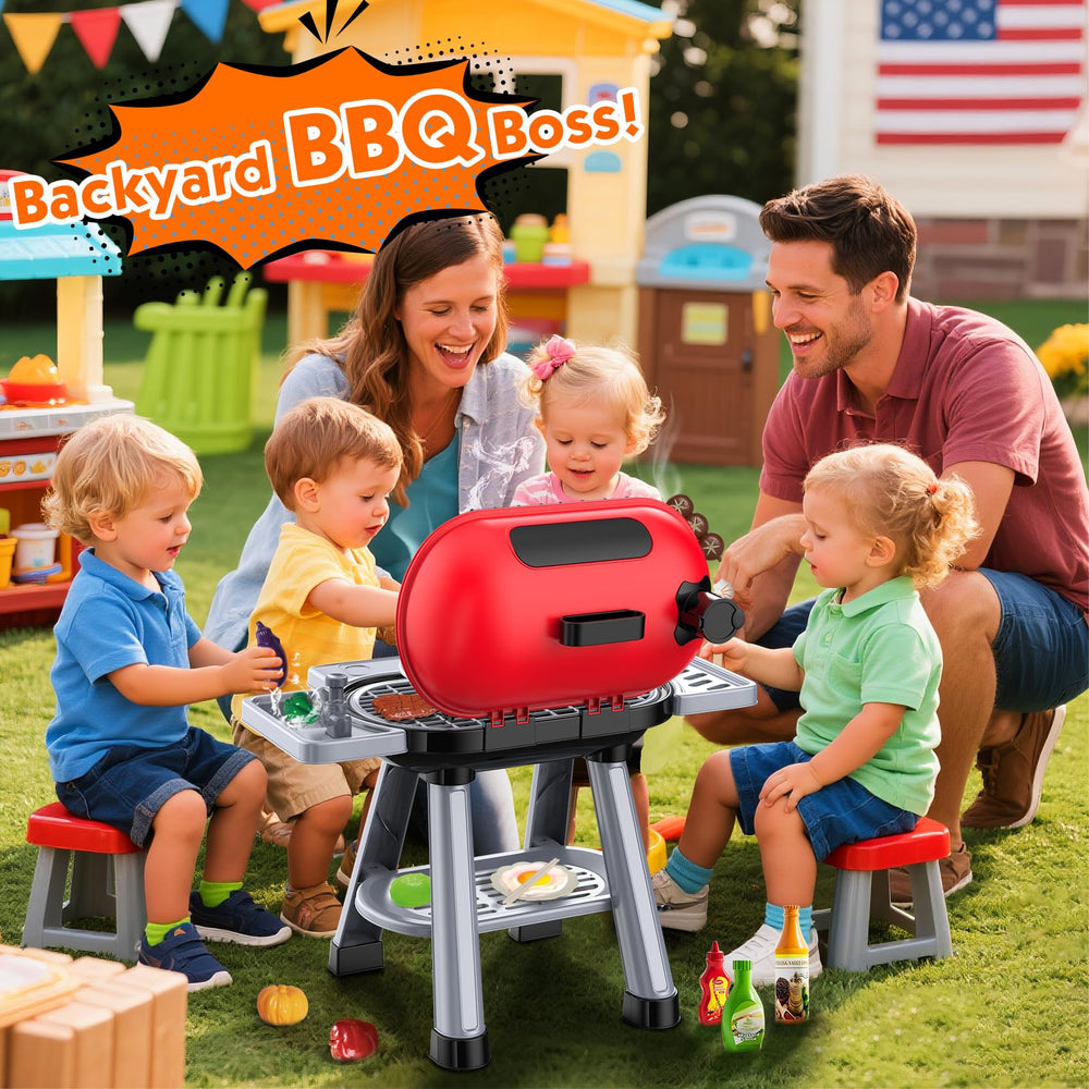 Laradola 68-piece grill set invites creative role play and motor skill practice