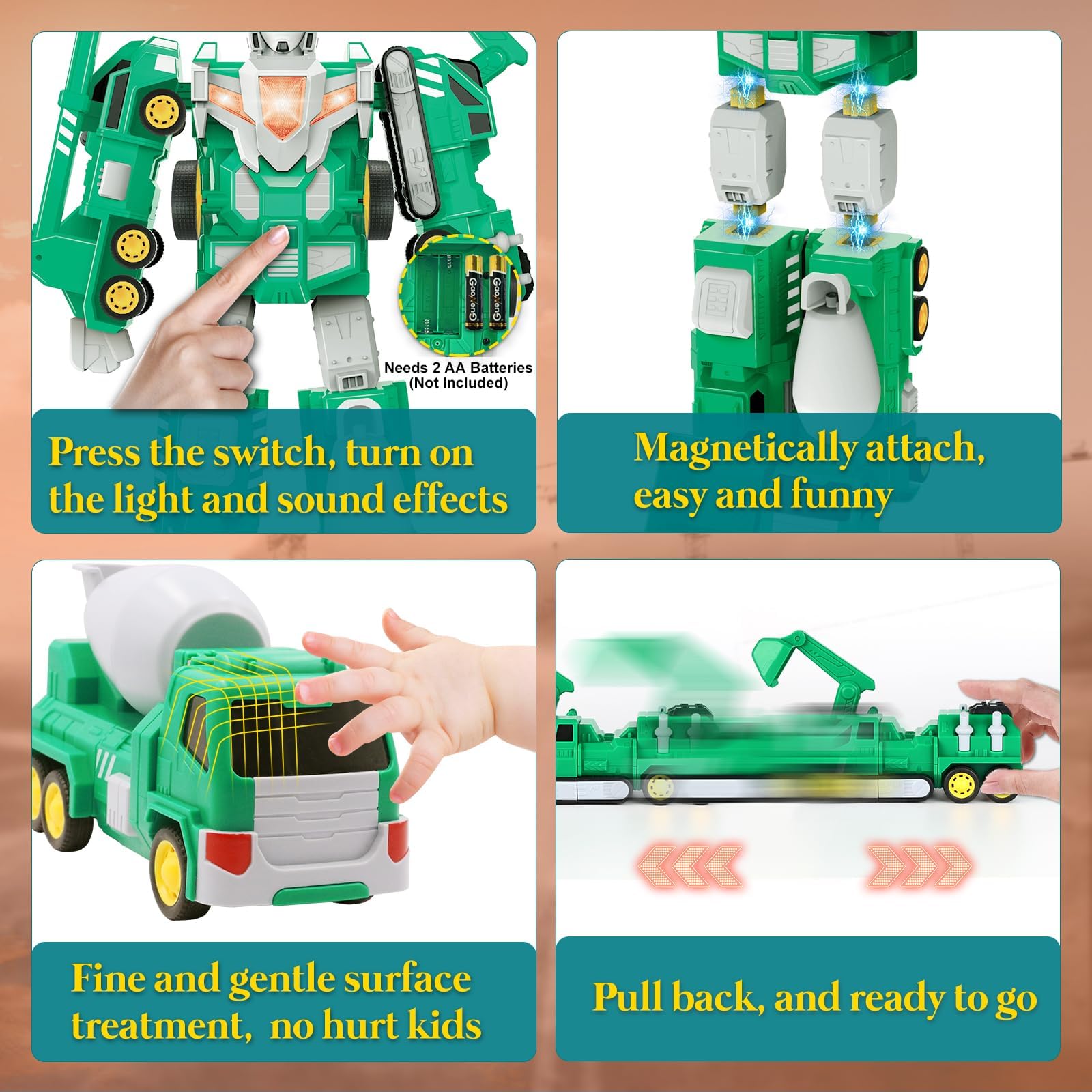 Laradola magnetic assembly parts let kids build easily and safely