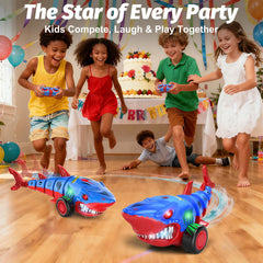 Laradola Shark RC car in the box ready to gift.