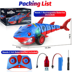 Laradola Shark RC car detailed design sparks imaginative play.