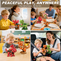 Laradola take-apart dinosaur kit with parts and tools