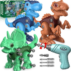 Laradola take-apart dinosaur parts for easy beginner assembly.
