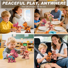 Laradola take apart set with electric drill showing safe, low-speed operation for kids.