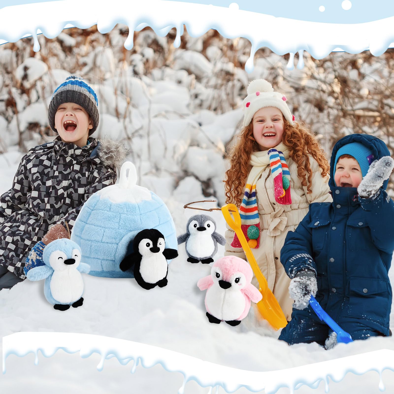 LaRandom travel-friendly design makes adventures with penguin pals easy.