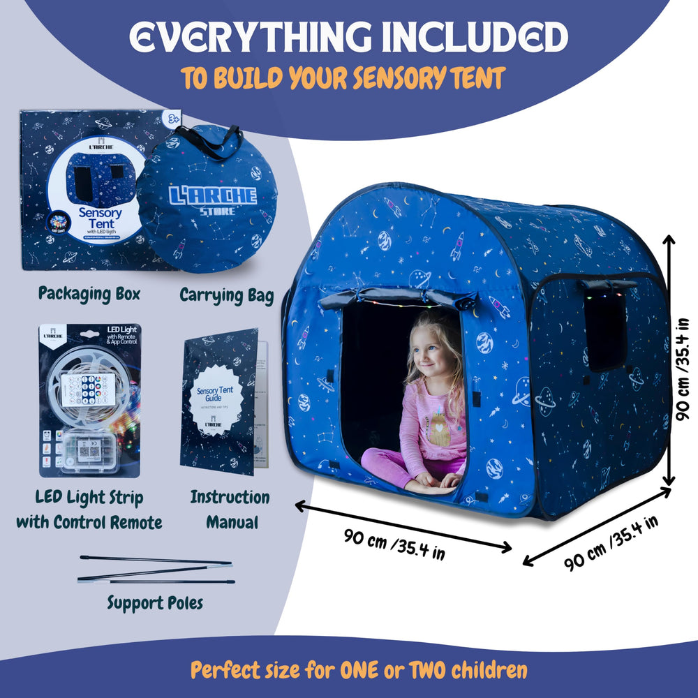 L'Arche premium CPC-certified polyester sensory tent
