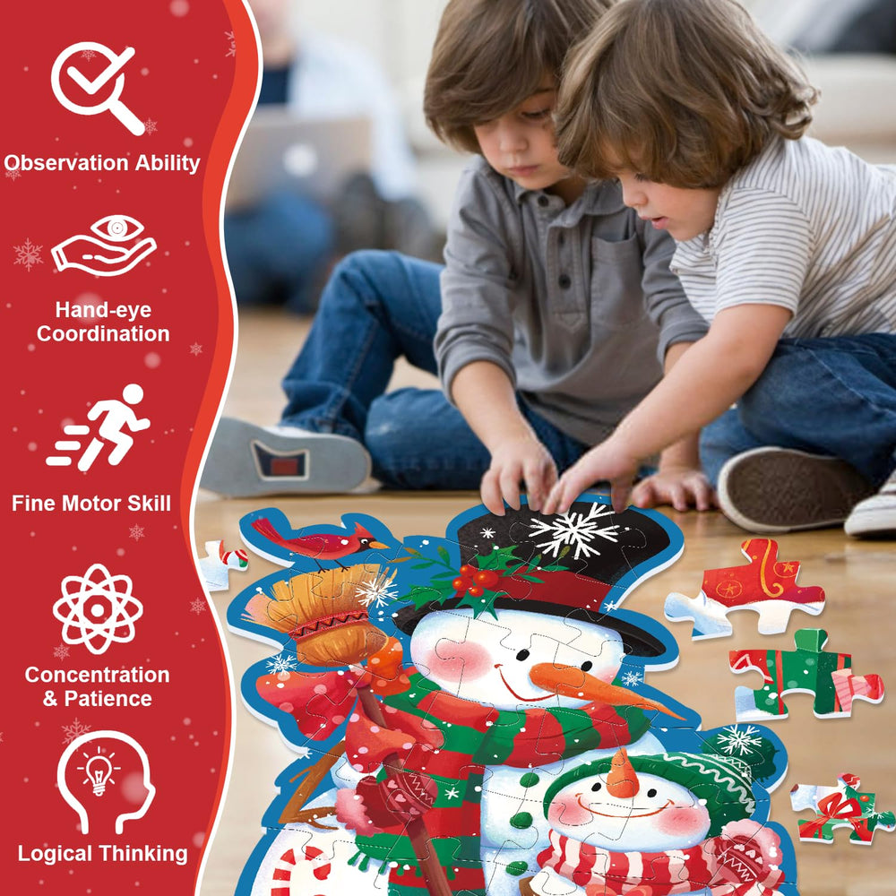 Larchio Poster Included: reference guide helps kids complete the puzzle confidently.