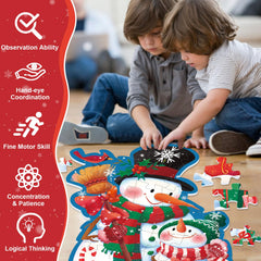 Larchio Poster Included: reference guide helps kids complete the puzzle confidently.