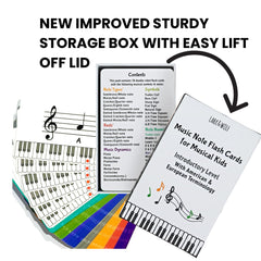 Lark & Wolf glossy wipe-clean flash cards ready for daily practice sessions