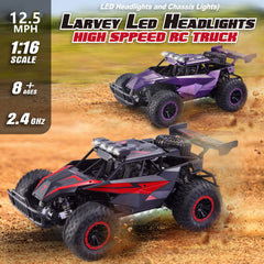 LARVEY remote control unit with 2.4GHz provides steady range.