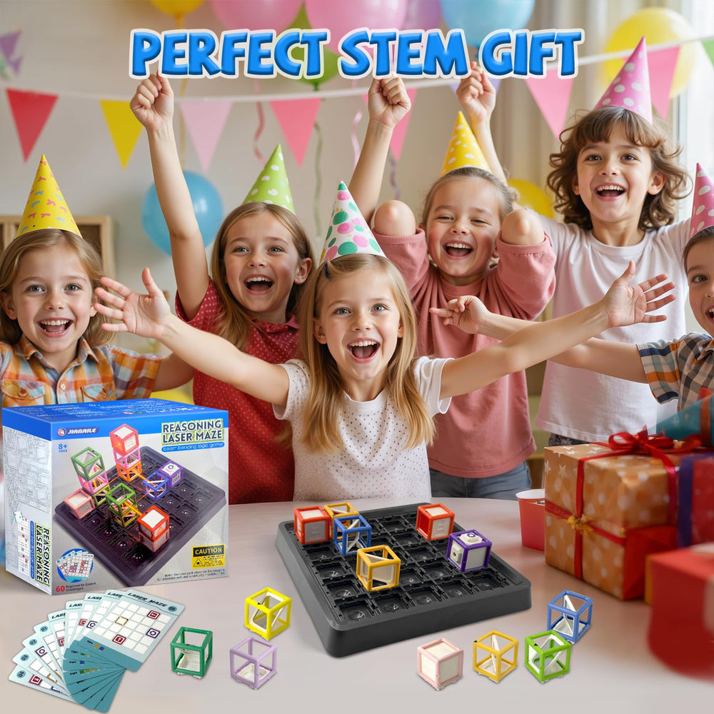 Laser Maze playset invites curious minds to explore science through constructive challenges.