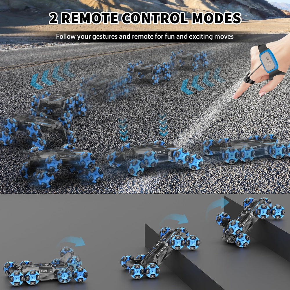 LASGU 8WD gesture sensing stunt car 360° drift with arm adjustments