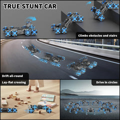 LASGU 8WD gesture sensing stunt car gesture remote control for intuitive tricks