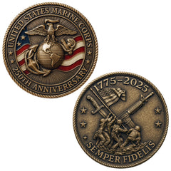 Lastikor 250th Anniversary Coin front view with gold-plated finish, ideal for display.