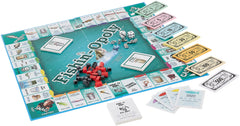 Late for the Sky Fishin'-Opoly metal tokens and money add colorful competition