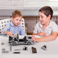 Latephiy 212-piece Delorean kit ideal gift for movie buffs and collectors.