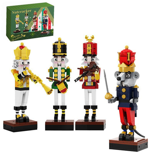 Latephiy Christmas Nutcracker drummer figure, a cheerful desk ornament for festive decorating.