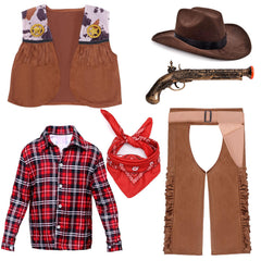 Latocos kids cowboy costume holster accessory for pretend play