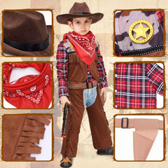 Latocos kids cowboy costume pants for complete daily wear