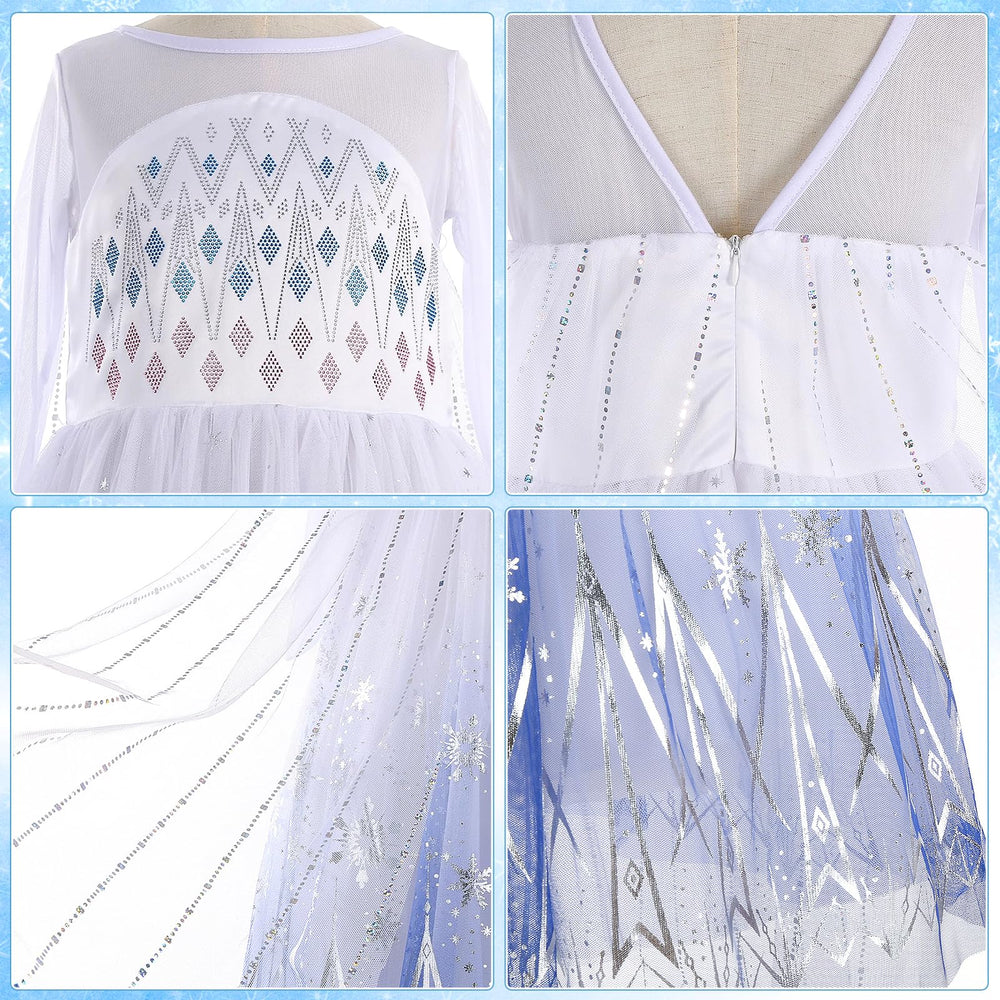 Latocos light up princess dress magic wand highlights cohesive costume for birthday celebrations