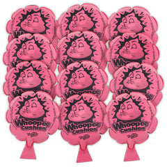 Laughing Smith 12-pack whoopie cushions laid out for bulk party favors and instant laughter.