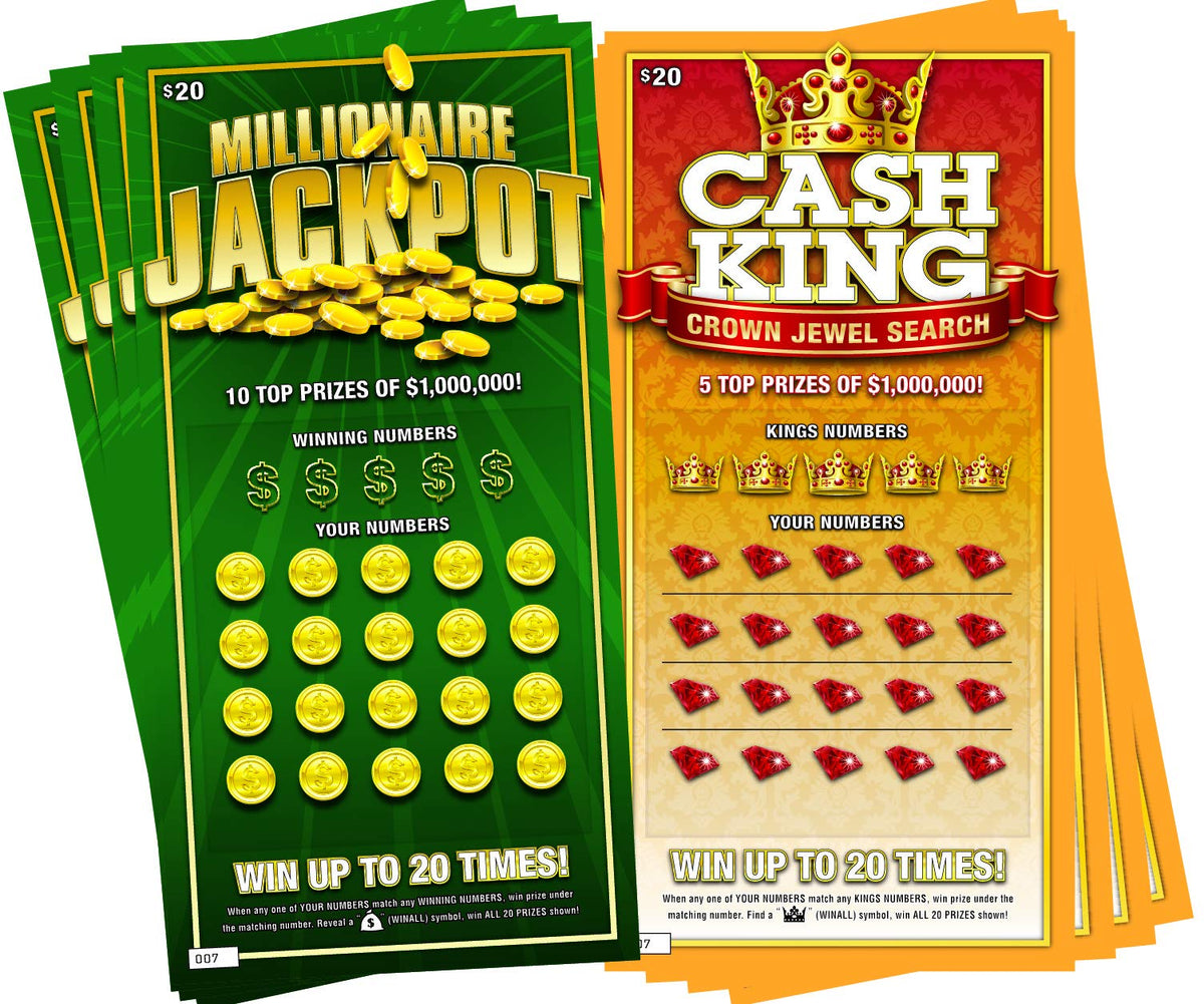 Laughing Smith prank lottery tickets front view for believable surprises