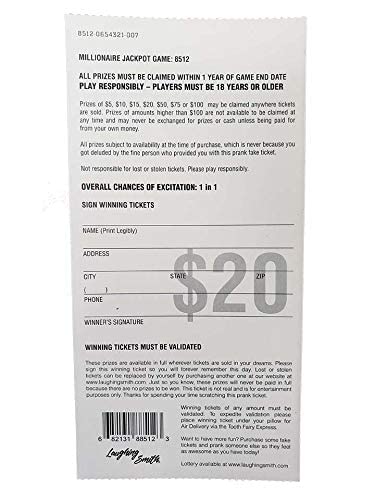 Laughing Smith scratch off card scenario illustrating lifelike design