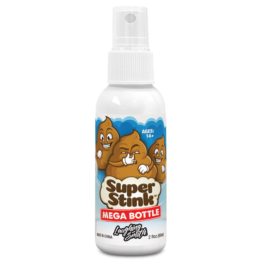 Laughing Smith Super Stink spray in action for indoor pranks.