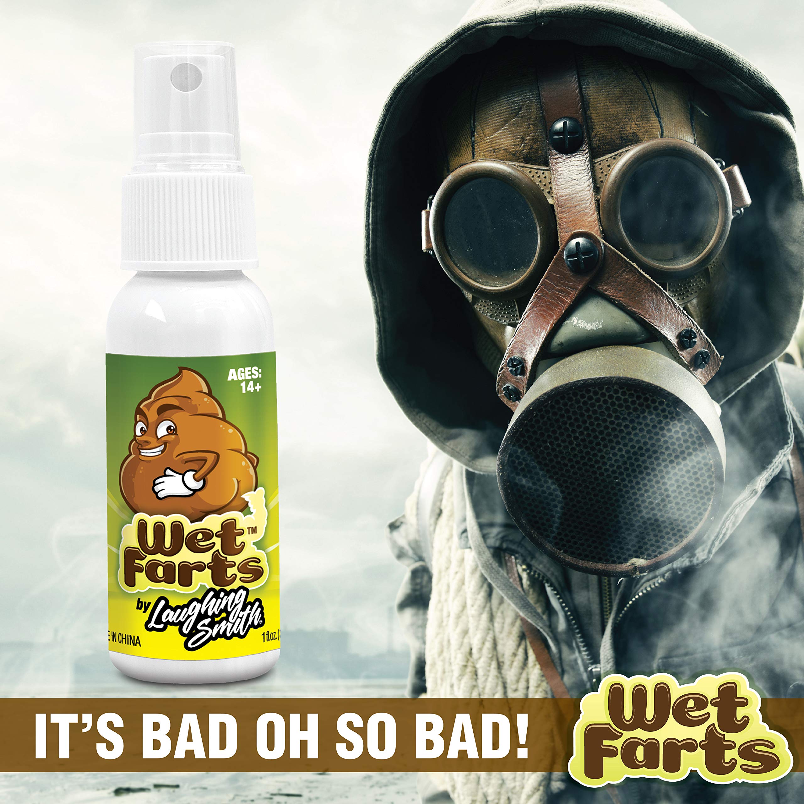 Laughing Smith Wet Farts spray in use, creating memorable reactions.